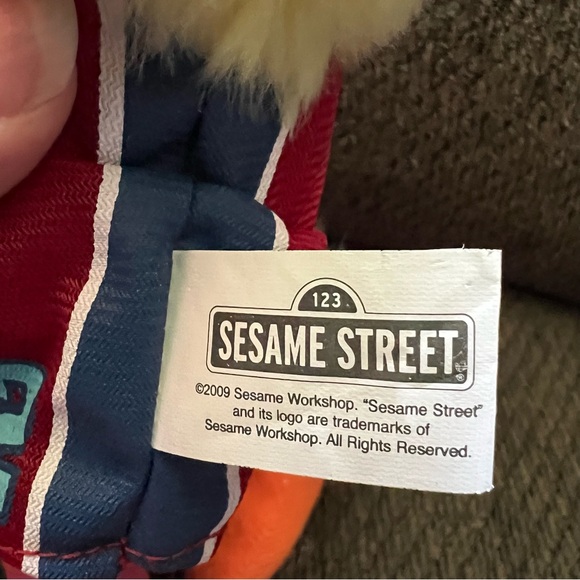 New 2009 Sesame Street Big Bird Basketball Team Sesame Score Plush - Picture 3 of 3